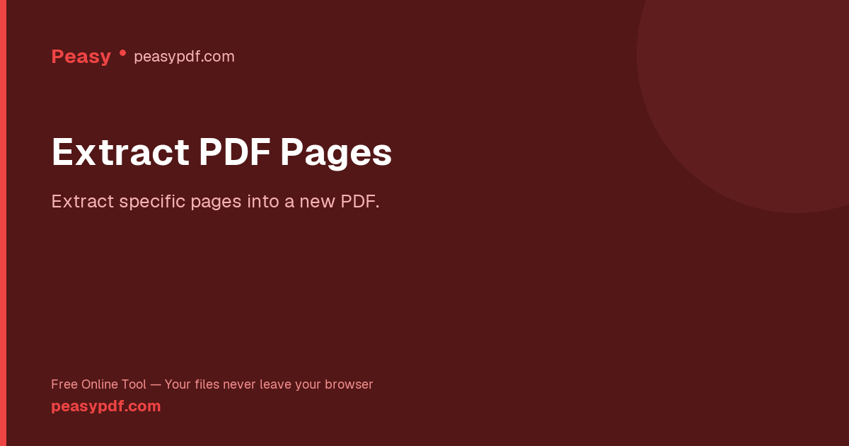 automating pdf page extraction with javascript | pdf |... Extract Pages from PDF Online — Free PDF Page Extractor